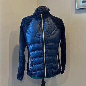 London Fog Navy Blue Down Puffer Jacket